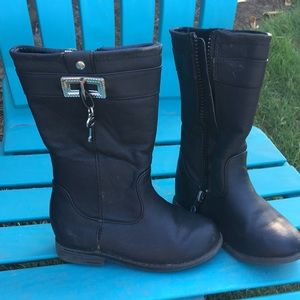 Michael Kors black boots for kids